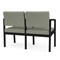 Lesro Lenox 2 Seat Tandem Seating W/ Arm, 43.5 in W 24.5 in L 32 in H LS2103 - alternate 2